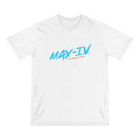 Organic MAX-IV Cotton T-shirt (blue logo)