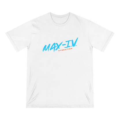 Organic MAX-IV Cotton T-shirt (blue logo)
