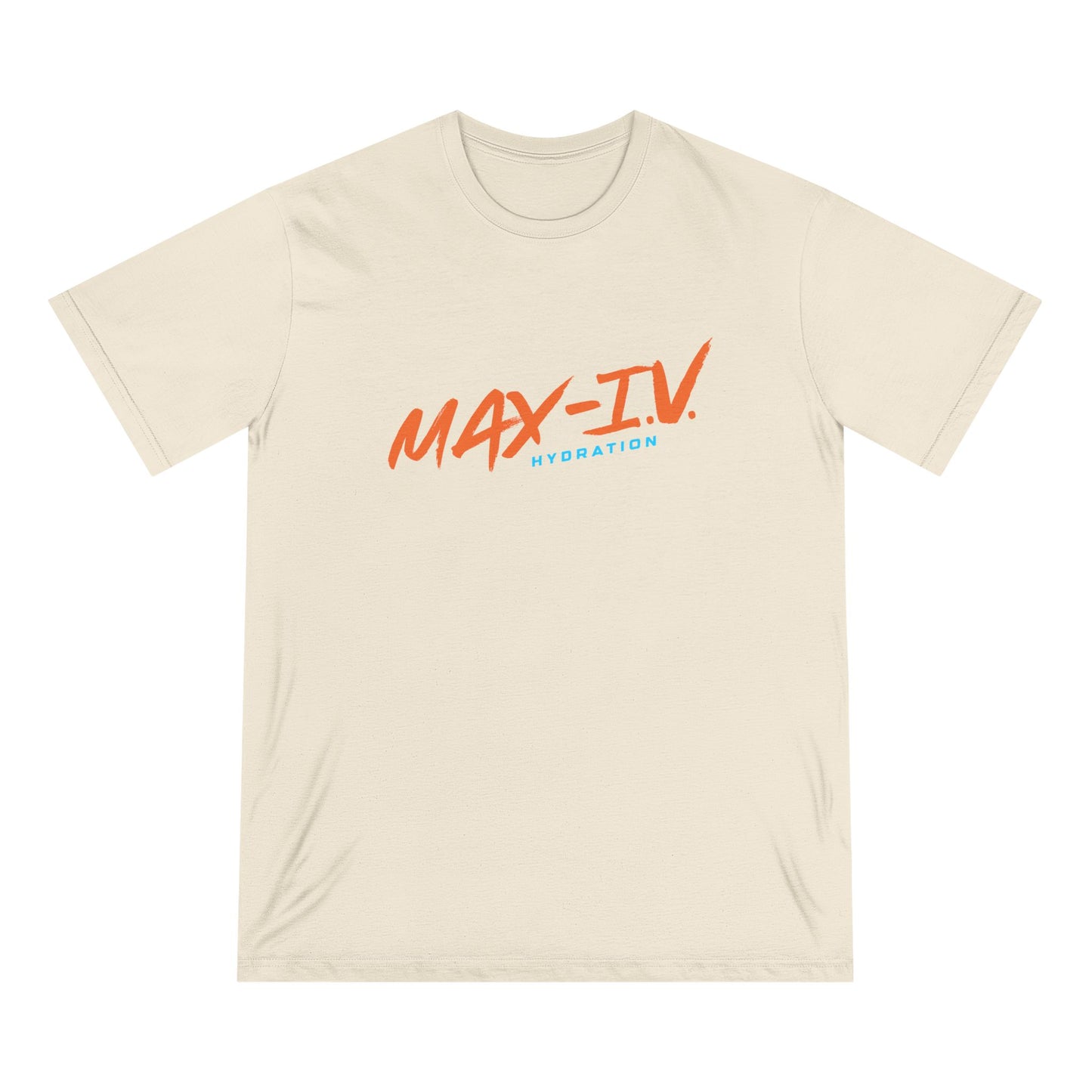 Organic MAX-IV Cotton T-shirt (orange logo)