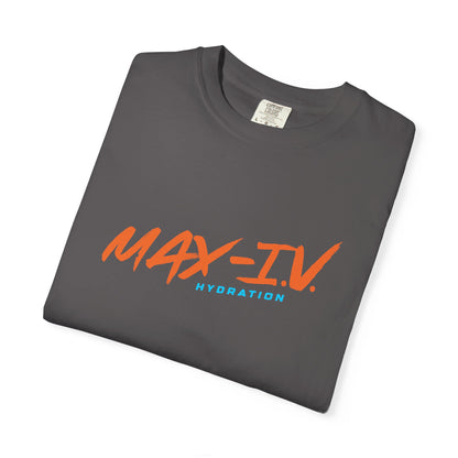 MAX-IV Cotton T-shirt (orange logo)
