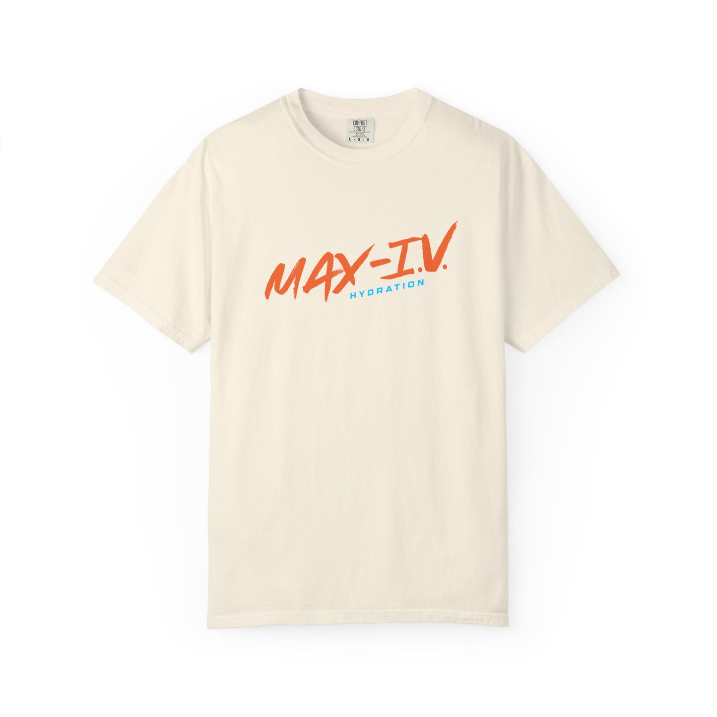 MAX-IV Cotton T-shirt (orange logo)