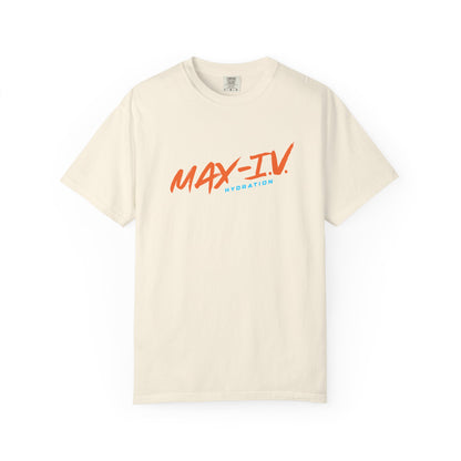 MAX-IV Cotton T-shirt (orange logo)
