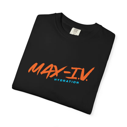 MAX-IV Cotton T-shirt (orange logo)